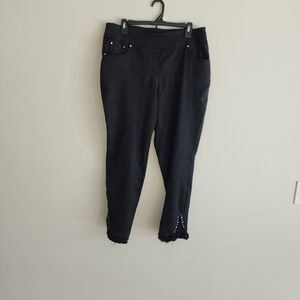 Ruby Rd.  Black Pants with Studded Detail